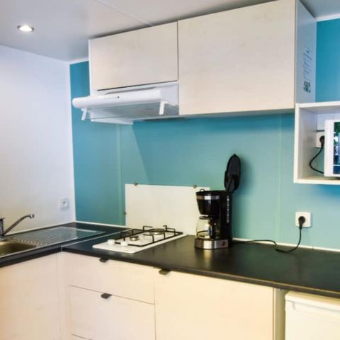 MOBILHOME 2 personnes - 3 trèfles 1 chambre 1 SDB