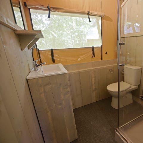 Tente en toile et en bois 5 personnes - Glamping Haritza
