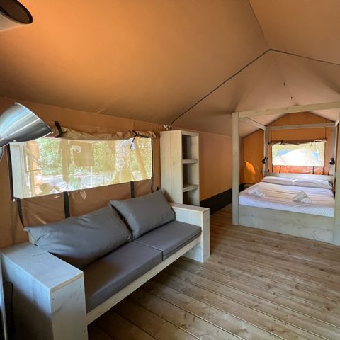 Canvas and wooden tent 2 persons - Glamping Jare