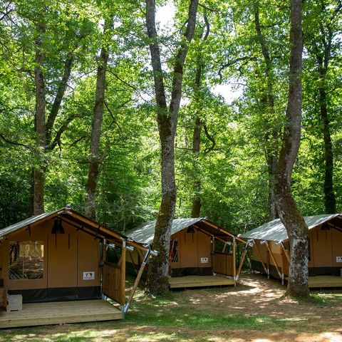 Canvas and wooden tent 2 persons - Glamping Jare