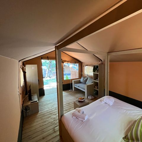 Canvas and wooden tent 2 persons - Glamping Jare