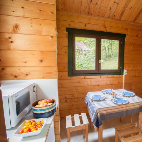 Chalet 6 personen - Mini-Chalet Laura ohne Sanitäranlagen