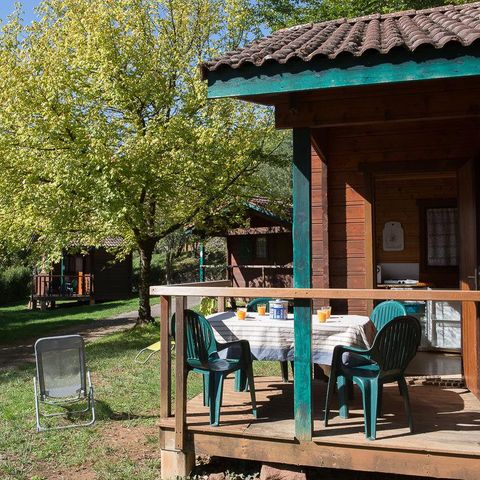 Chalet 4 personen - Mini-Chalet Olga ohne Sanitäranlagen