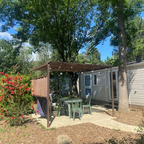 MOBILE HOME 4 people - 2 bedrooms - TV - CLIM - PLANCHA