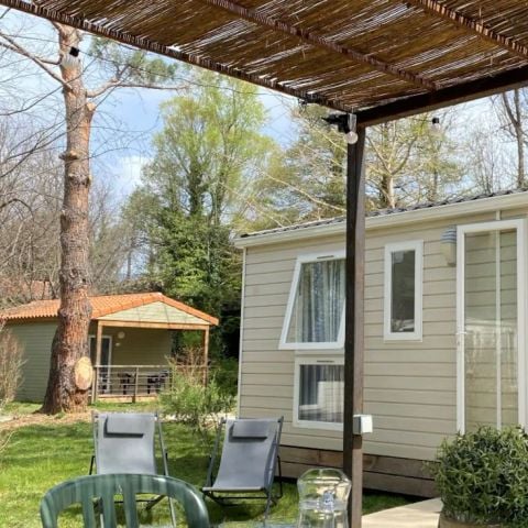 MOBILE HOME 4 people - 2 bedrooms - TV - CLIM - PLANCHA