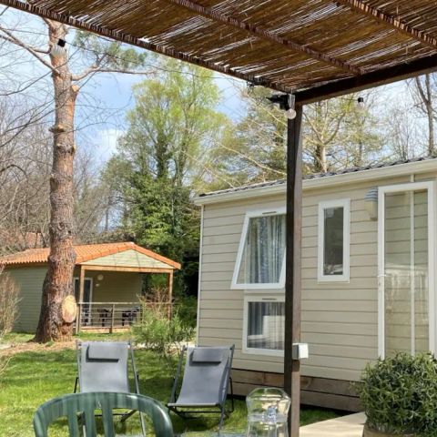 MOBILE HOME 4 people - 2 bedrooms - TV - CLIM - PLANCHA