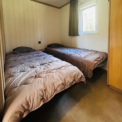 CHALET 4 personnes - Premium 32m² - 2 chambres  (CLIM + TV + Plancha)