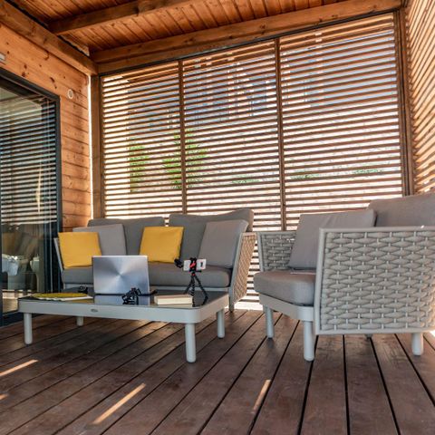 VILLA 4 Personen - Eco Luxury 2 Schlafzimmer mit Terrasse und Meerblick