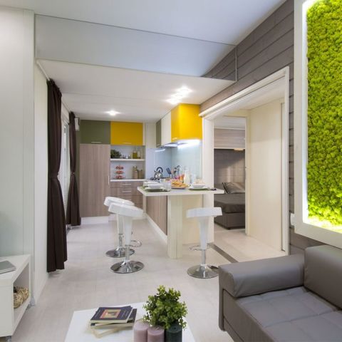 Villa 5 personen - Premium Family 2 kamers met terras en zeezicht