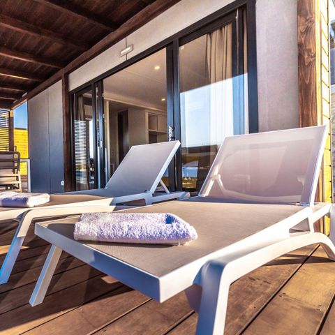 Villa 2 personen - Luxuriöses Paar mit Terrasse und Meerblick (keine Küche)