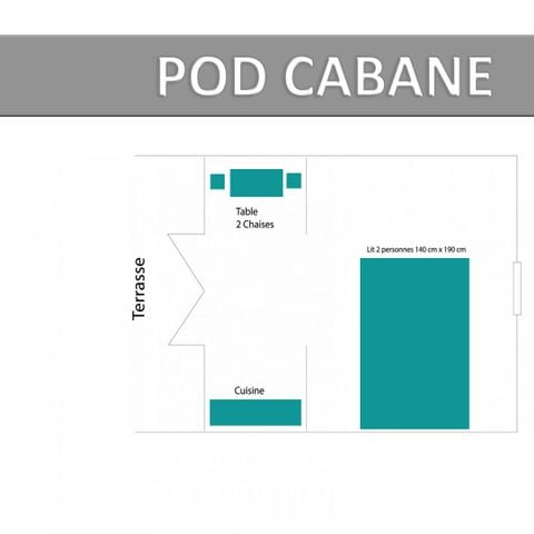 ALOJAMIENTO INUSUAL 2 personas - CABAÑA POD. ECO