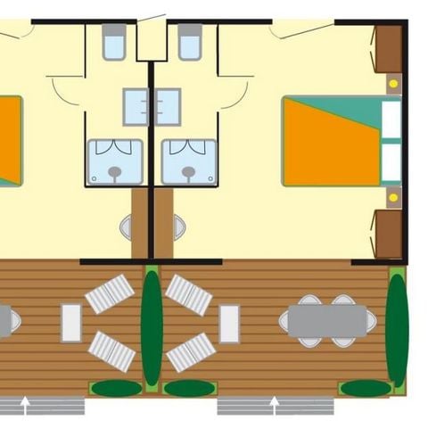 Casa mobile 2 persone - Ginepro XL