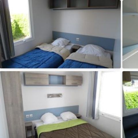 Stacaravan 4 personen - 2 slaapkamers