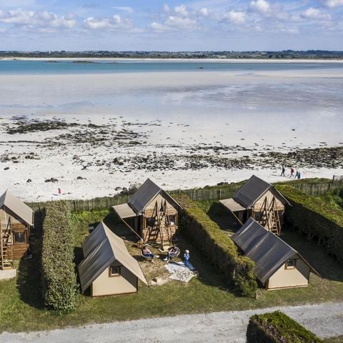 TENTE TOILE ET BOIS 4 personnes - Bivouac Insolite 2 chambres