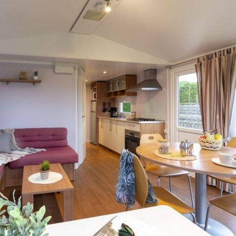 Stacaravan 4 personen - Privilege cottage - 2 slaapkamers