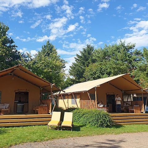 Canvas and wooden tent 4 persons - Sun Lodge Yucca