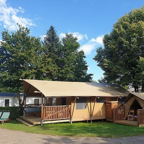 Tente en toile et en bois 7 personnes - Sun Lodge Taiga et Kambi