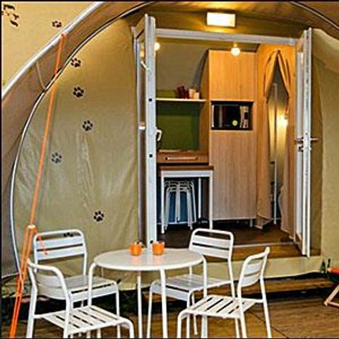 Canvas bungalow 4 persons - COCO SWEET without sanitary facilities