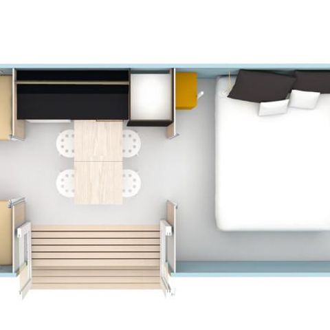 Canvas bungalow 4 persons - COCO SWEET without sanitary facilities