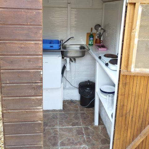 Chalet 2 personen - Houten hut PEÑABÓN met keuken