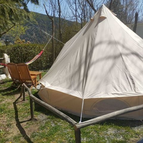 Tent 2 persons - HONDERA glamping tent with electricity