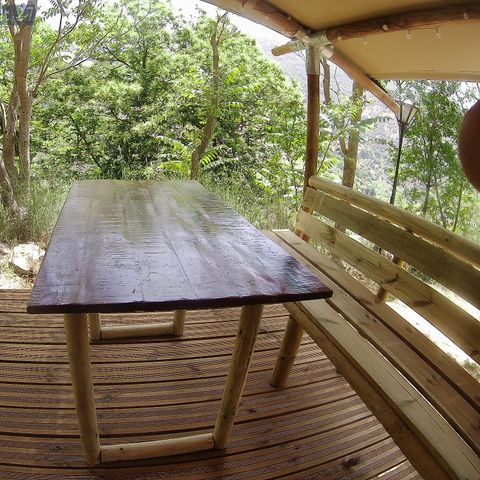 UNIEKE ACCOMMODATIE 3 personen - VACARES glamping luxe tent