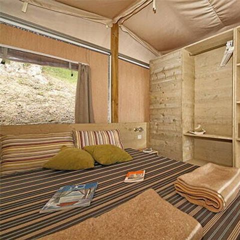 CANVAS AND WOOD TENT 5 people - Super Lodge Tent | 2 Bedrooms | 4/5 Pers.