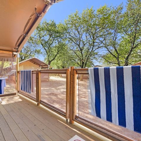 TENTE TOILE ET BOIS 5 personnes - Aminess Maravea - Safari tent Lodge (5P)