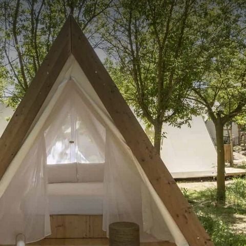 Tente en toile et en bois 2 personnes - Cabin Tent