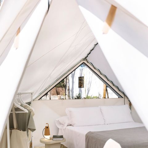 Canvas and wooden tent 2 persons - Bell Tent