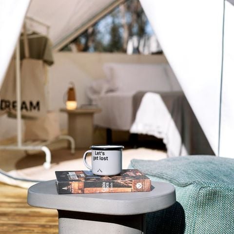 Canvas and wooden tent 2 persons - Bell Tent