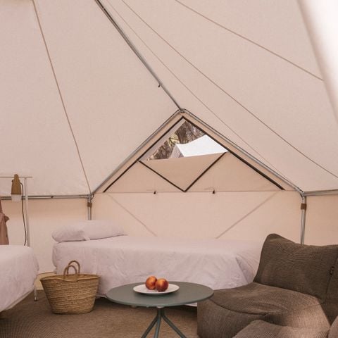 CANVAS AND WOOD TENT 3 people - Bell Tent Plus