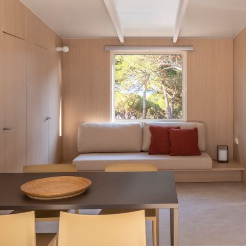 MOBILHOME 4 personas - FAMILIAR BÁSICO - AIRE ACONDICIONADO - SÁBANAS - TOALLAS - WIFI