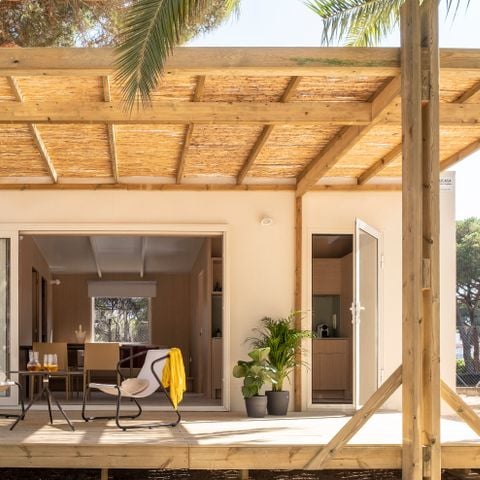 Stacaravan 4 personen - BASIC FAMILIE - AIRCONDITIONING - BEDLINNENPAKKET - HANDDOEKEN - WIFI