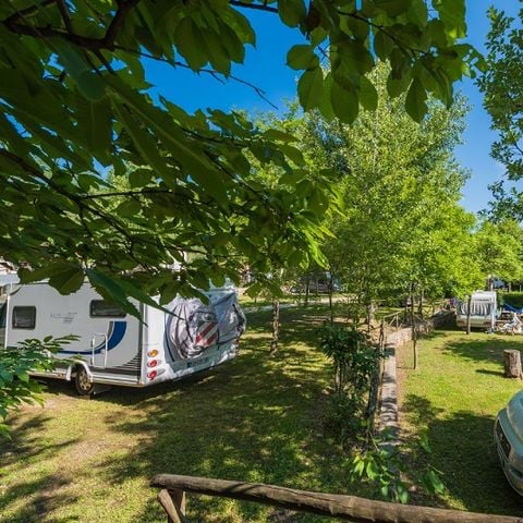 STAANPLAATS - Standaardplaats voor caravan, camper en tent (basispakket voor 2 personen)