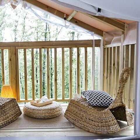 TENDA DA CAMPEGGIO 4 persone - Airlodge | 2 camere da letto | 4 persone | 1 bagno