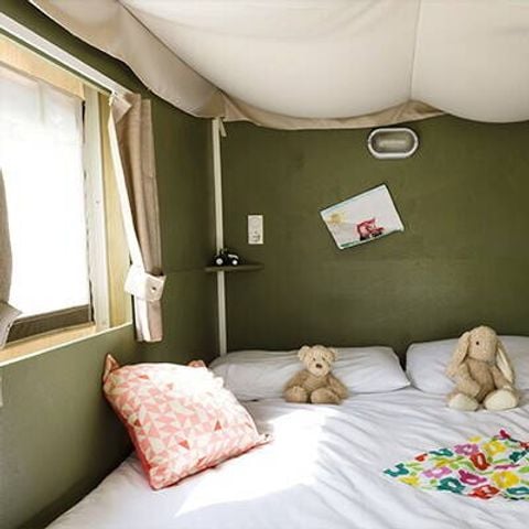 tent 4 personen - Lodge | 2 slaapkamers | 4 pers. | Overdekt verhoogd terras