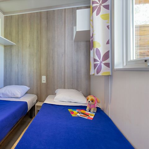 CHALET 4 personen - Chalet Pagnol 24 m² met airconditioning - 2 slaapkamers - Terras 12 m².