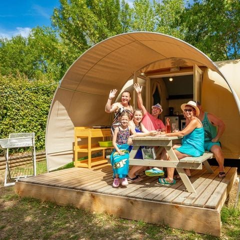 Tente en toile et en bois 4 personnes - COCO SWEET sans sanitaires