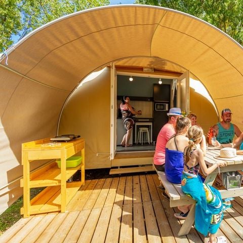 Tente en toile et en bois 4 personnes - COCO SWEET sans sanitaires