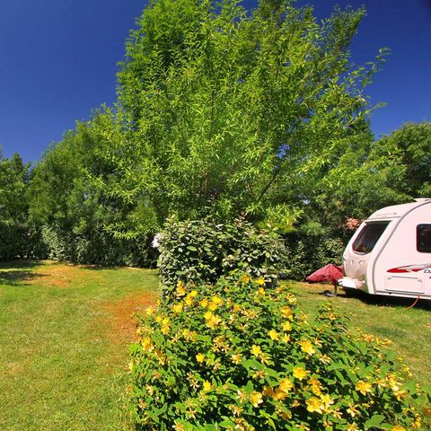 Kampeerplaats - Pakket: Standplaats 1 auto + tent of caravan + Elektriciteit 10A