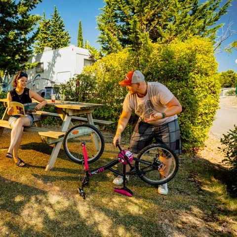 Kampeerplaats - FIETS-/WANDELPLAATS, zonder stroom, zonder auto.