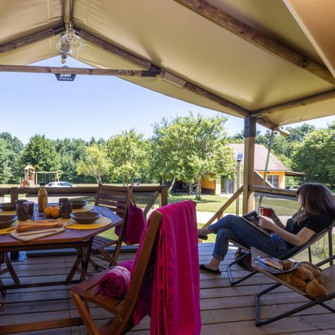 Glampingtent 5 personen - Bali (zonder sanitair)