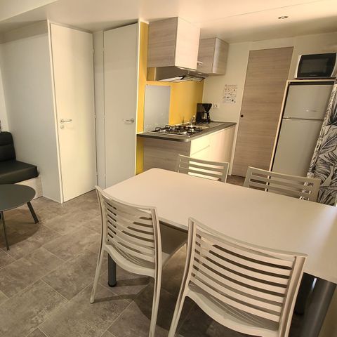 Mobilheim 4 Personen - Komfort - 2 Schlafzimmer - TV