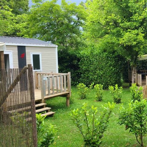 BUNGALOW 6 personnes - Mobil-home Confort - 3 chambres - Clim - TV - 33m²