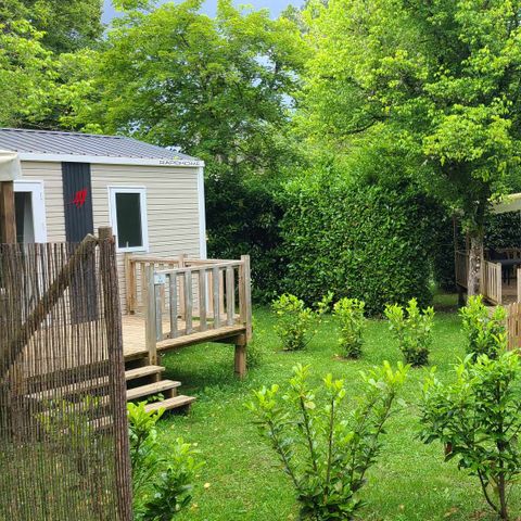 BUNGALOW 6 personnes - Mobil-home Confort - 3 chambres - Clim - TV - 33m²