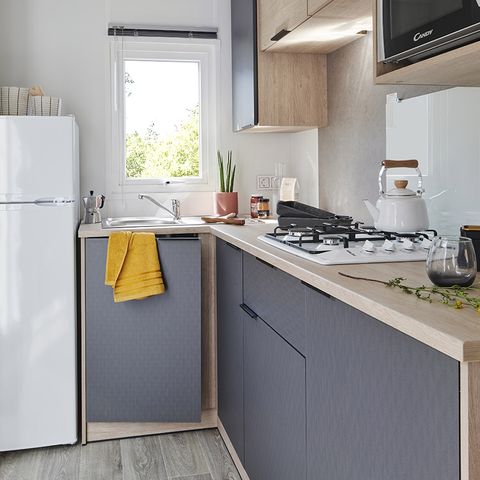Mobile home 4 persons - 2 bedrooms - Air-conditioning - TV - 29m² - Gites