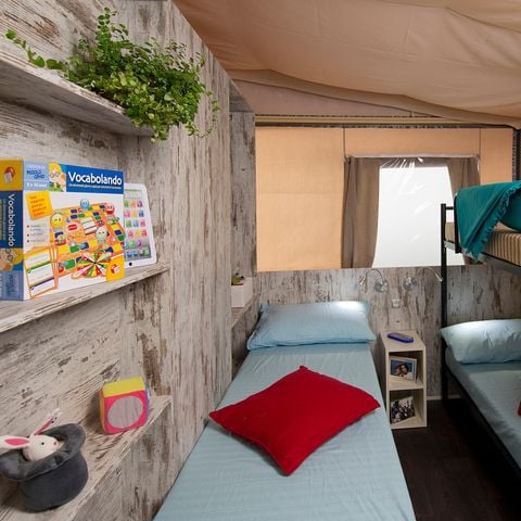 Tente en toile et en bois 5 personnes - Lodge Tent