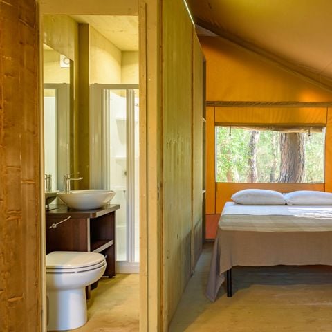 Tente en toile et en bois 6 personnes - Big Country Lodge