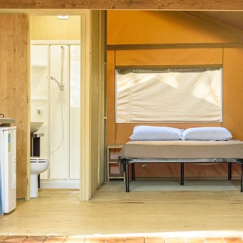 Tente en toile et en bois 5 personnes - Country Lodge